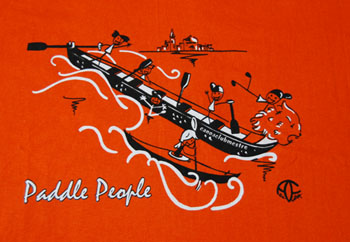 Paddle people t-shirt logo