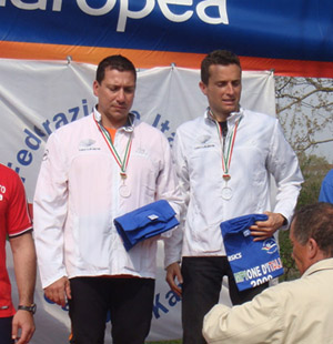 podio campionati italiani maratona - rossetto, da ros